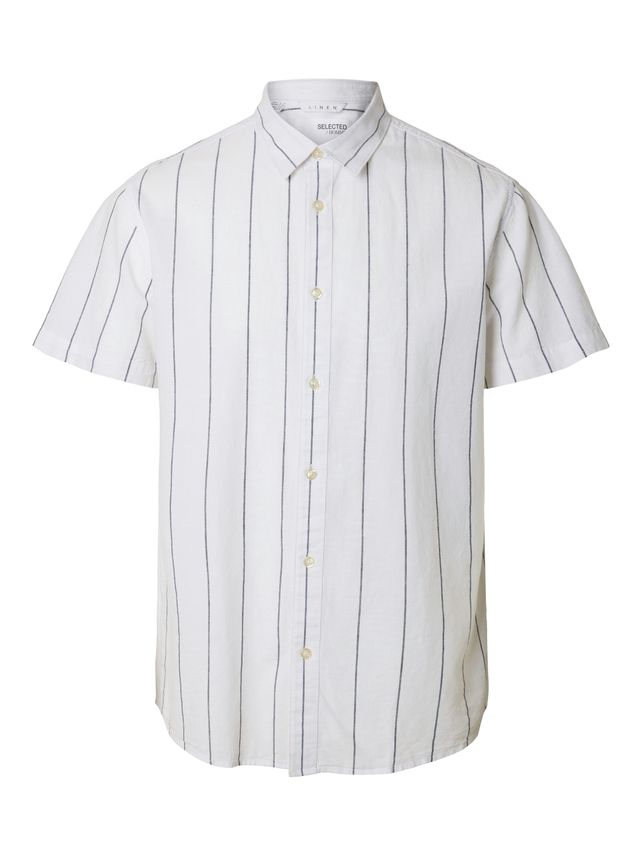 Slhregnew-linen Shirt Ss Class