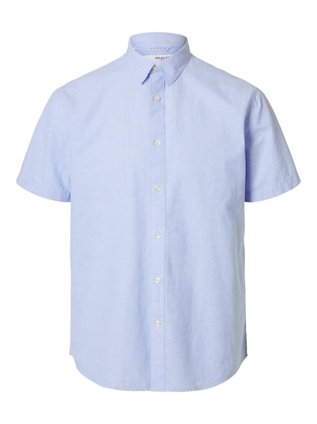 Slhregnew-linen Shirt Ss Class