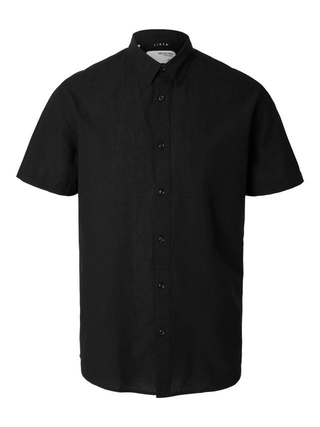Slhregnew-linen Shirt Ss Class