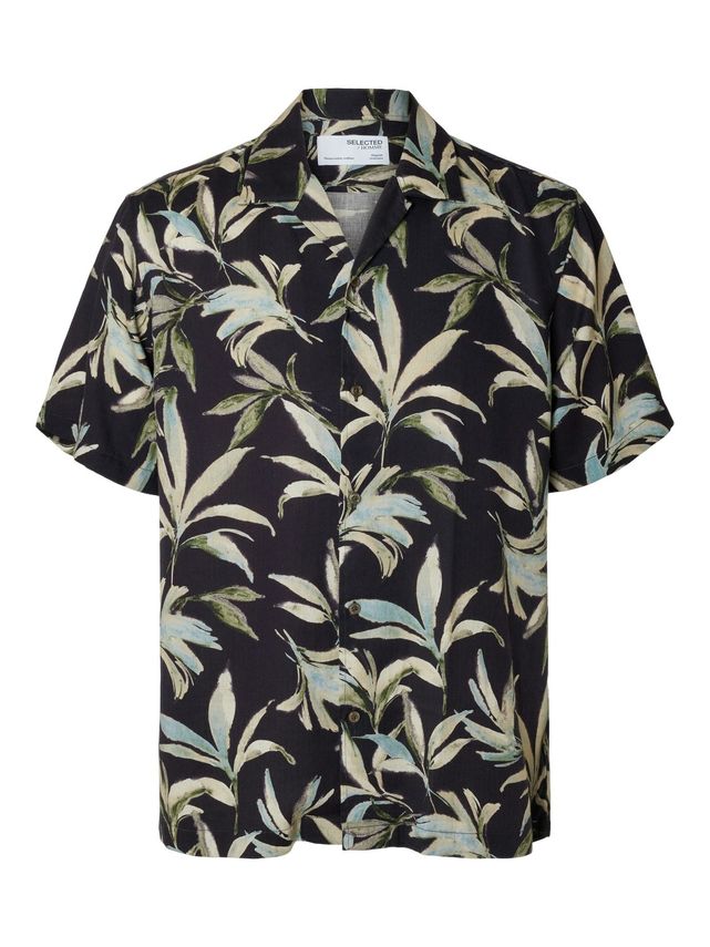 Slhregnoa Mix Shirt Ss Resort