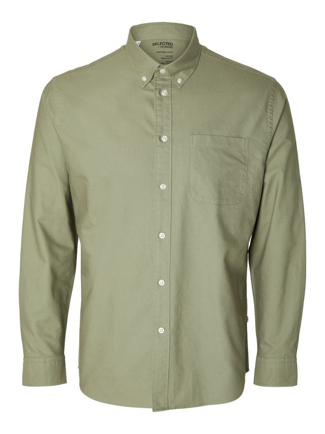 Slhregrick-ox Flex Shirt Ls