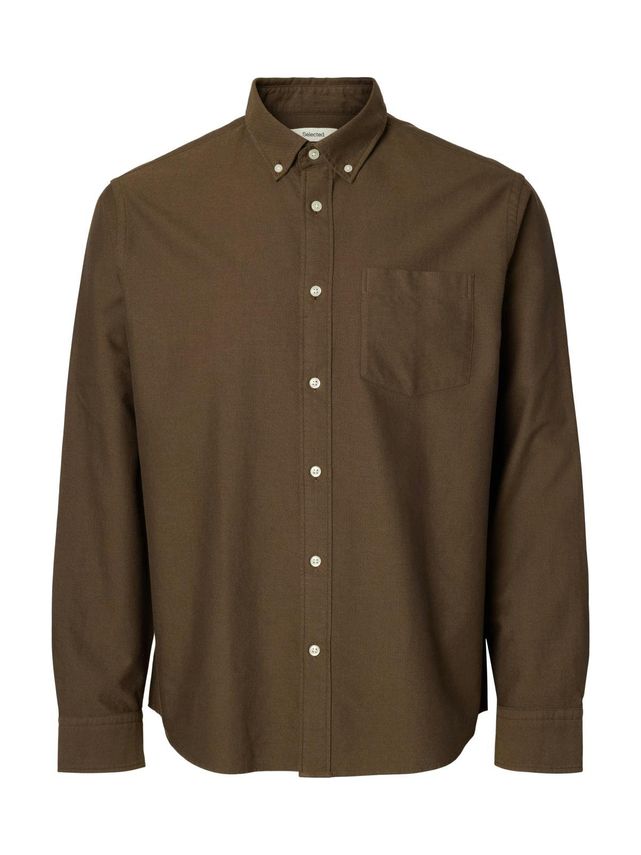 Slhregrick-ox Flex Shirt Ls