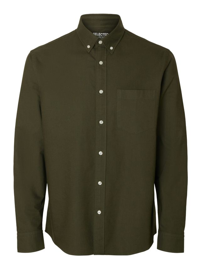 Slhregrick-ox Flex Shirt Ls