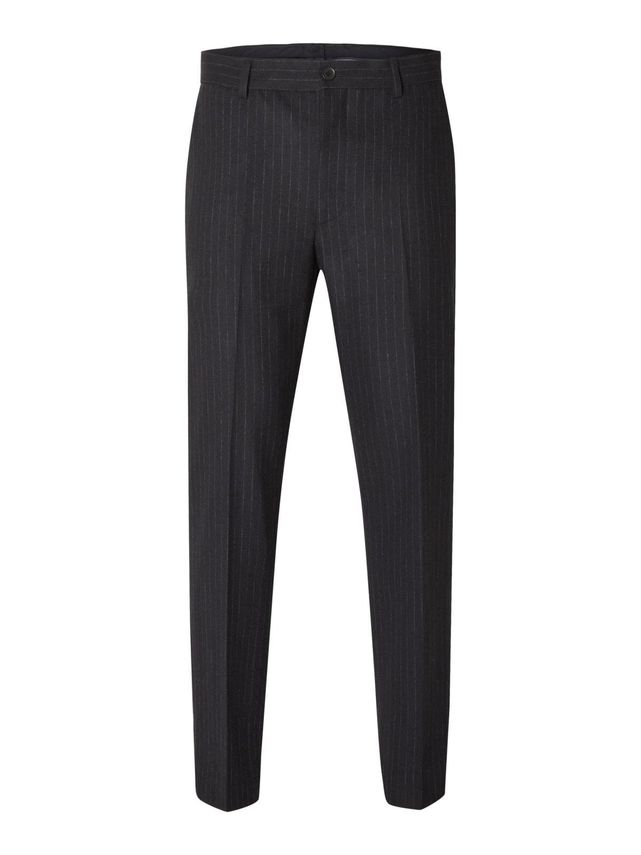 Slhslim-ayr Pinstriped Trs