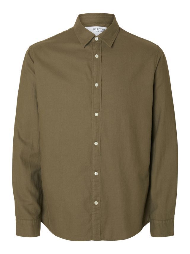 Slhslimowen-flannel Shirt Ls Noos