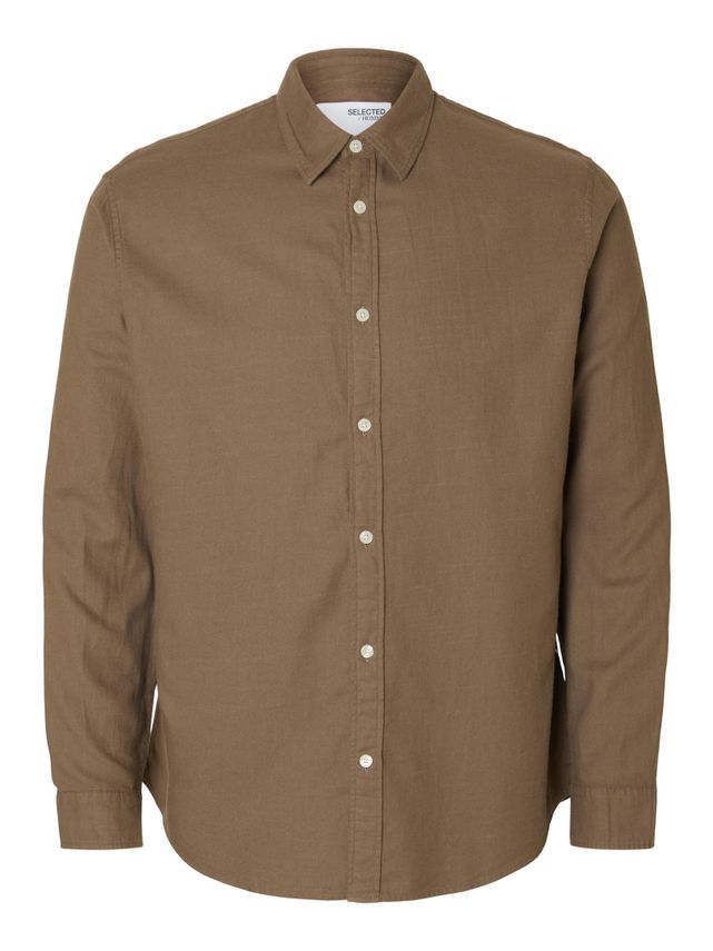 Slhslimowen-flannel Shirt Ls Noos