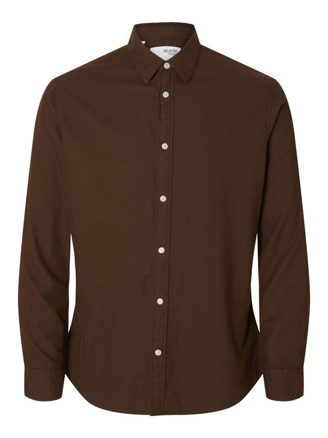 Slhslimowen-flannel Shirt Ls Noos