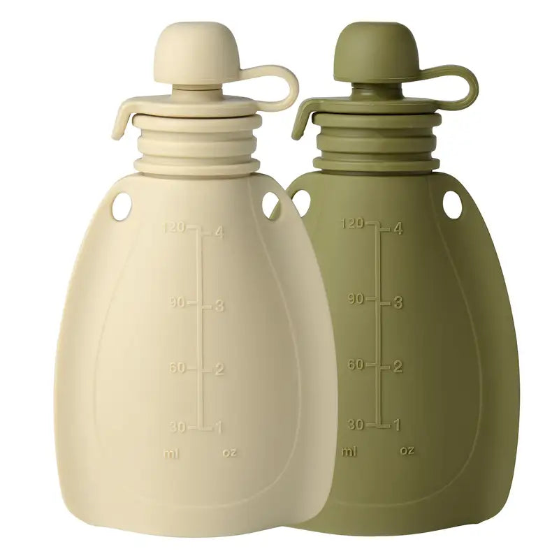 Smoothie Flaske Pak Beige Moss Green