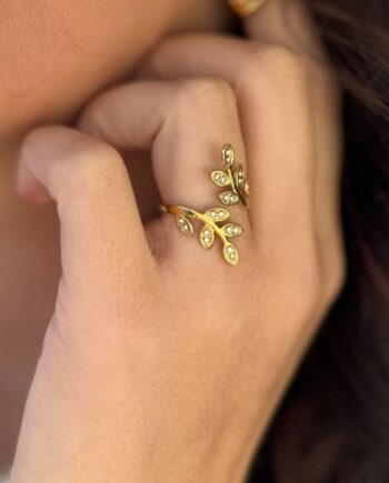 Smykkeli Copenhagen Ring Lugano Gold Colour