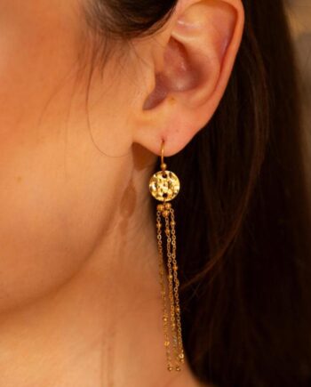Smykkeli Copenhagen øreringe Stavanger Gold Colour