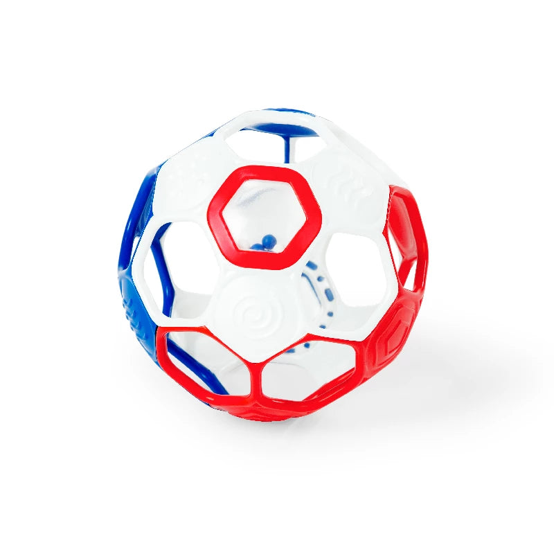 Soccer Oball Fodbold Rød Hvid Blå