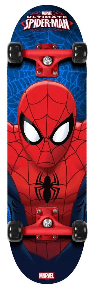 Spiderman Skateboard Med Dobbelt Kick