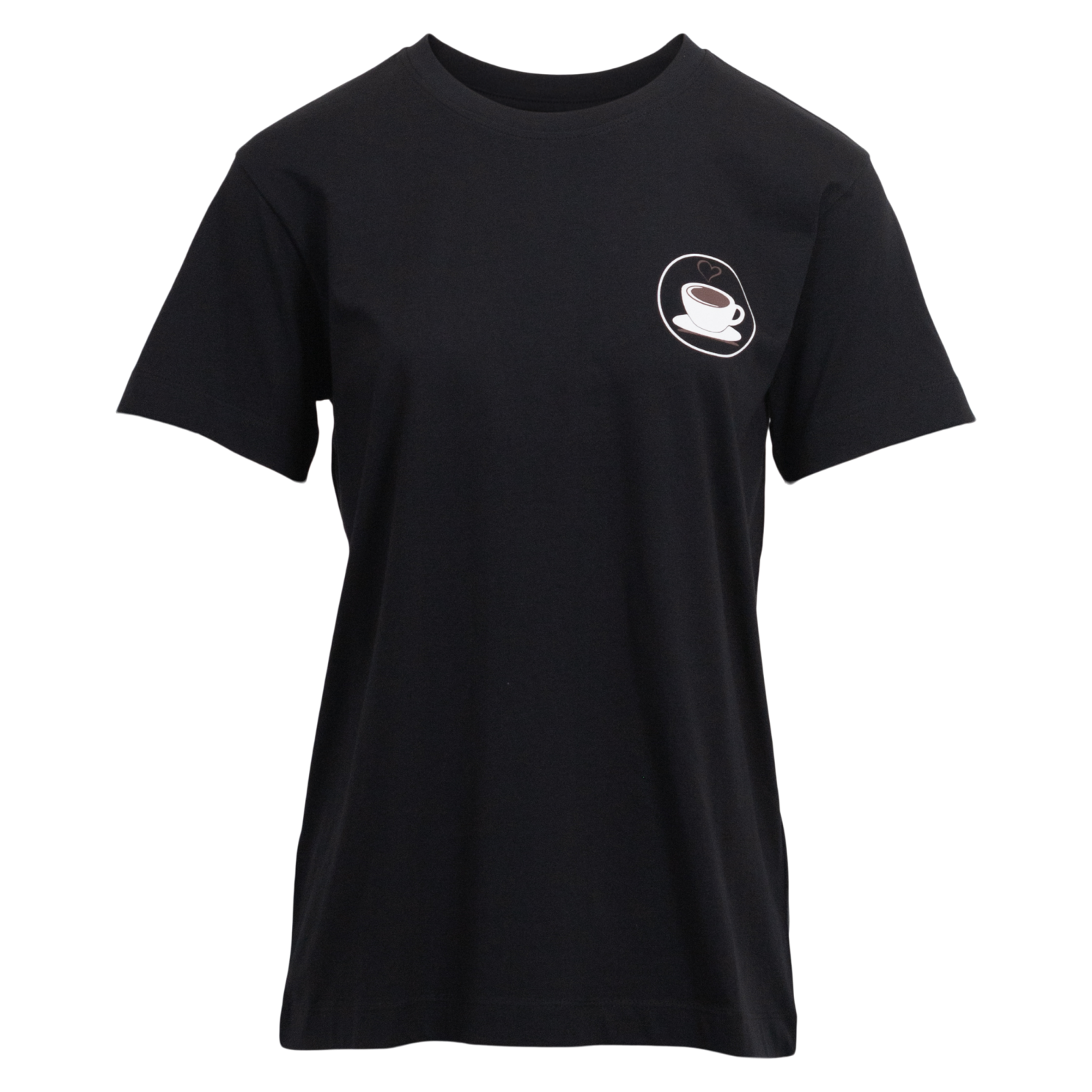 Steenholt Ass Dame  -shirt Med Print P2 Black
