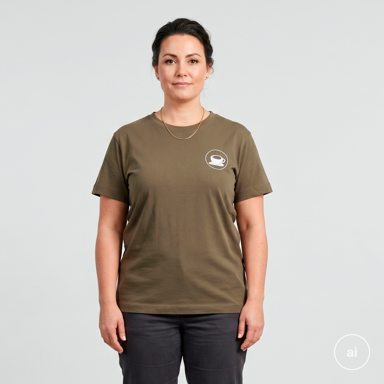 Steenholt Ass Dame  -shirt P2 Shitake 44