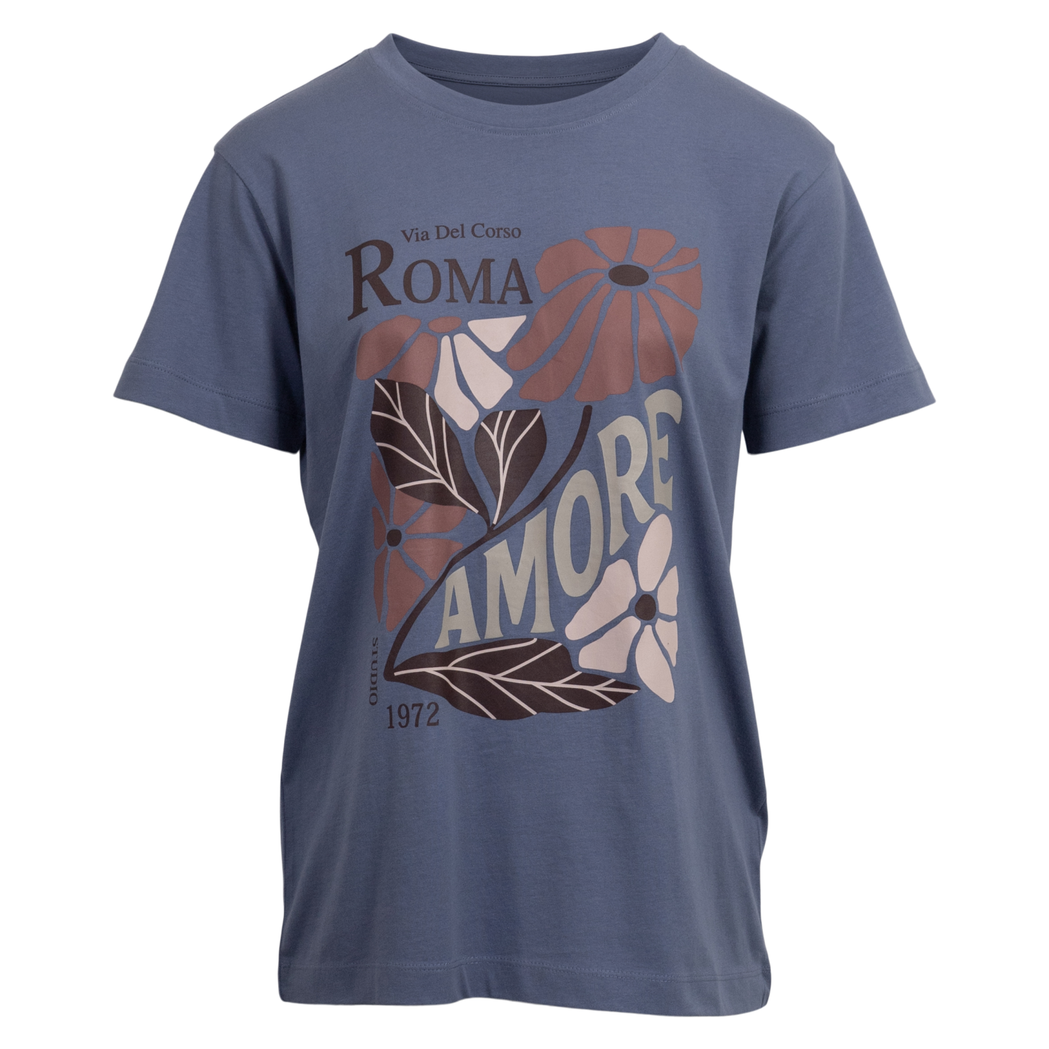 Steenholt Dame  -shirt Med Print P1 Wild Wind