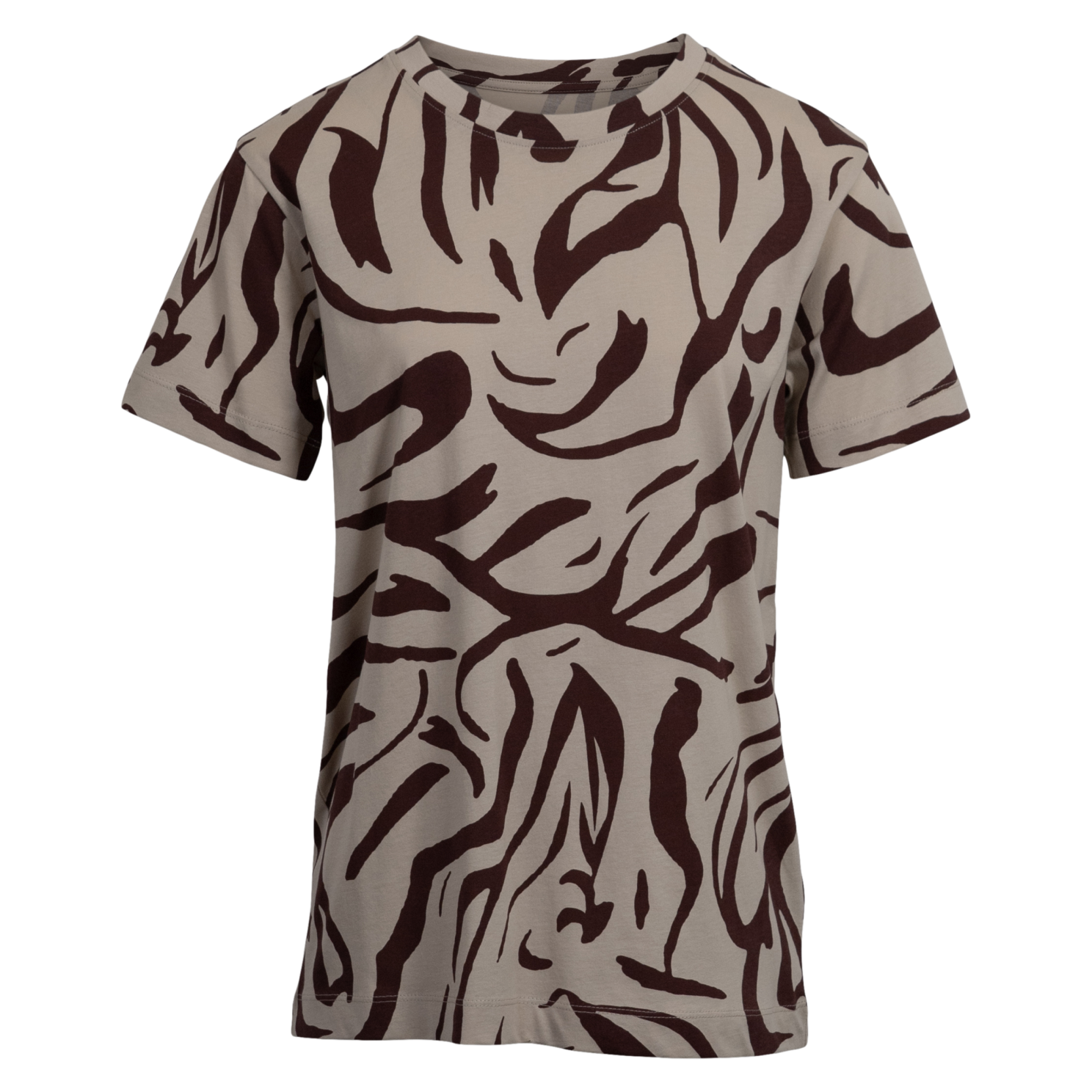 Steenholt Dame  -shirt P5 Aop Rum Raisin