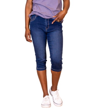 Steenholt Grace Dame Capri Blue Denim 38
