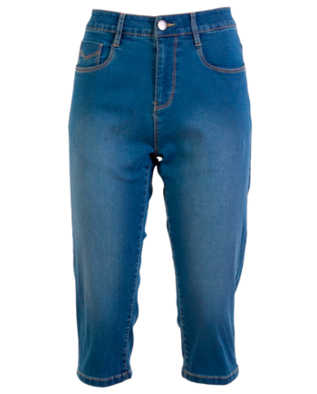 Steenholt Grace Dame Capri    Light Blue Denim 40