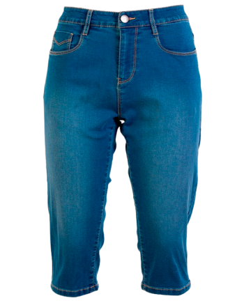 Steenholt Grace Dame Capri Plus Size    Light Blue Denim 54