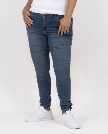 Steenholt Grace Dame Jeans    Stretch Plus Size    Light Blue Denim 54 32