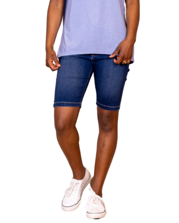 Steenholt Grace Dame Shorts Blue Denim 42