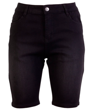 Steenholt Grace Dame Shorts Plus Size Black Denim 54