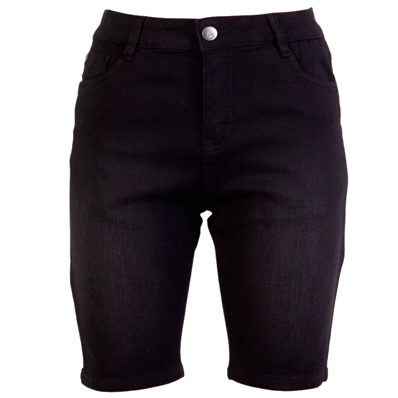 Steenholt Grace Dame Shorts Plus Size Black Denim 54