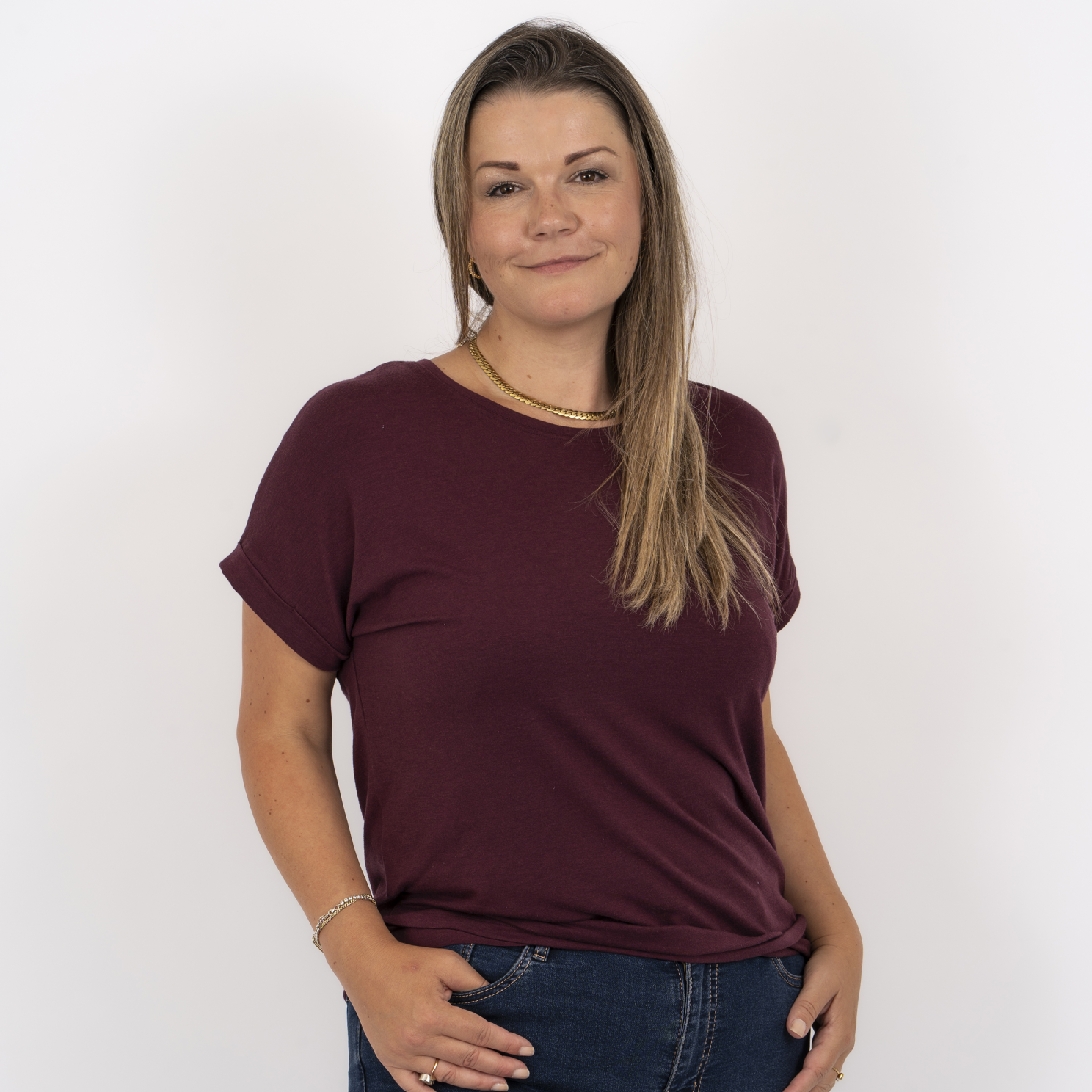 Steenholt Joan Dame  -shirt Plus Size Crushed Violets 52