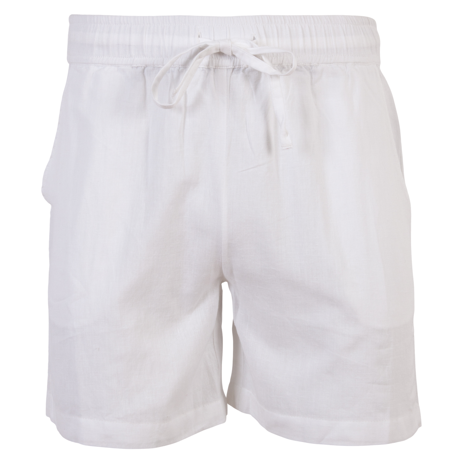 Steenholt Linett Dame Shorts   Hørmix Bright White Xs