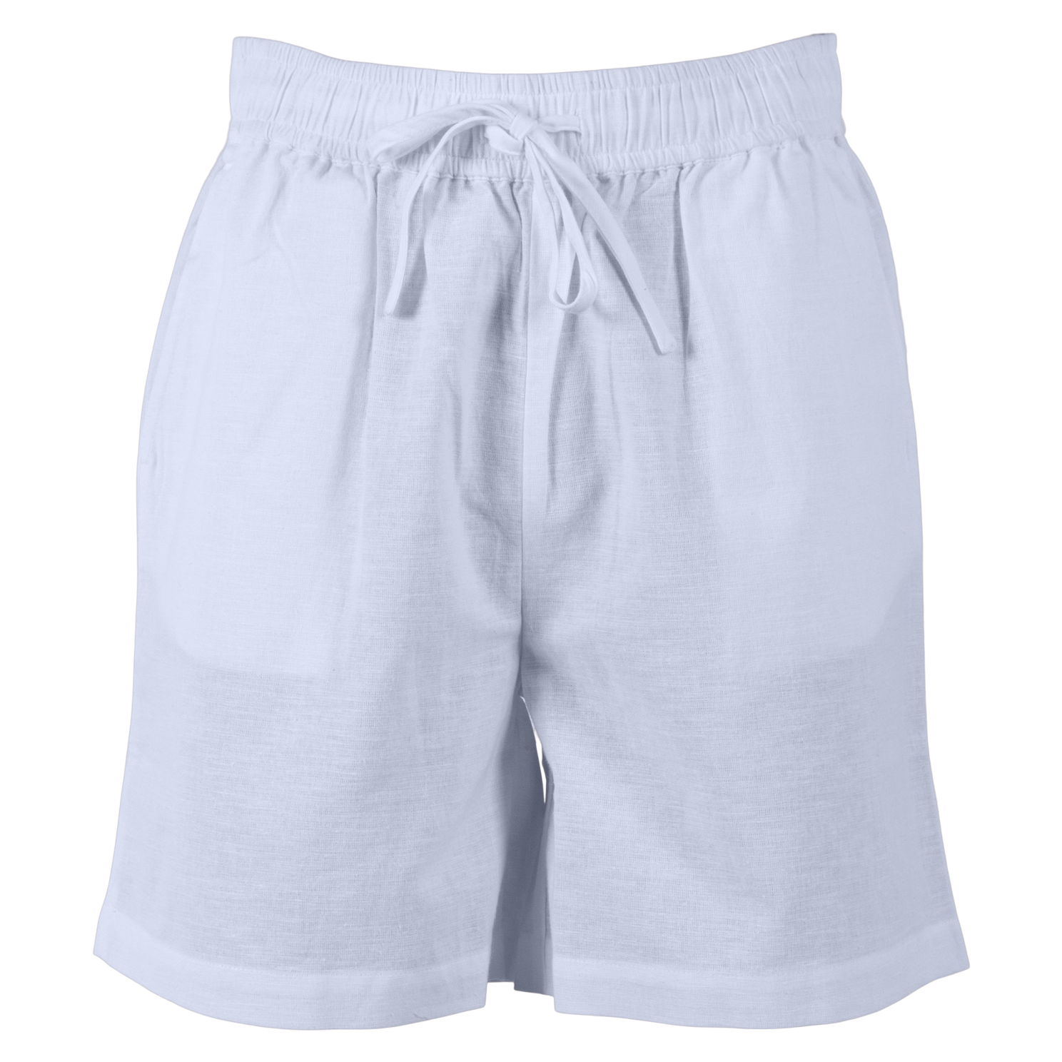 Steenholt Linett Dame Shorts   Hørmix Plus Size Heavenly Blue 54