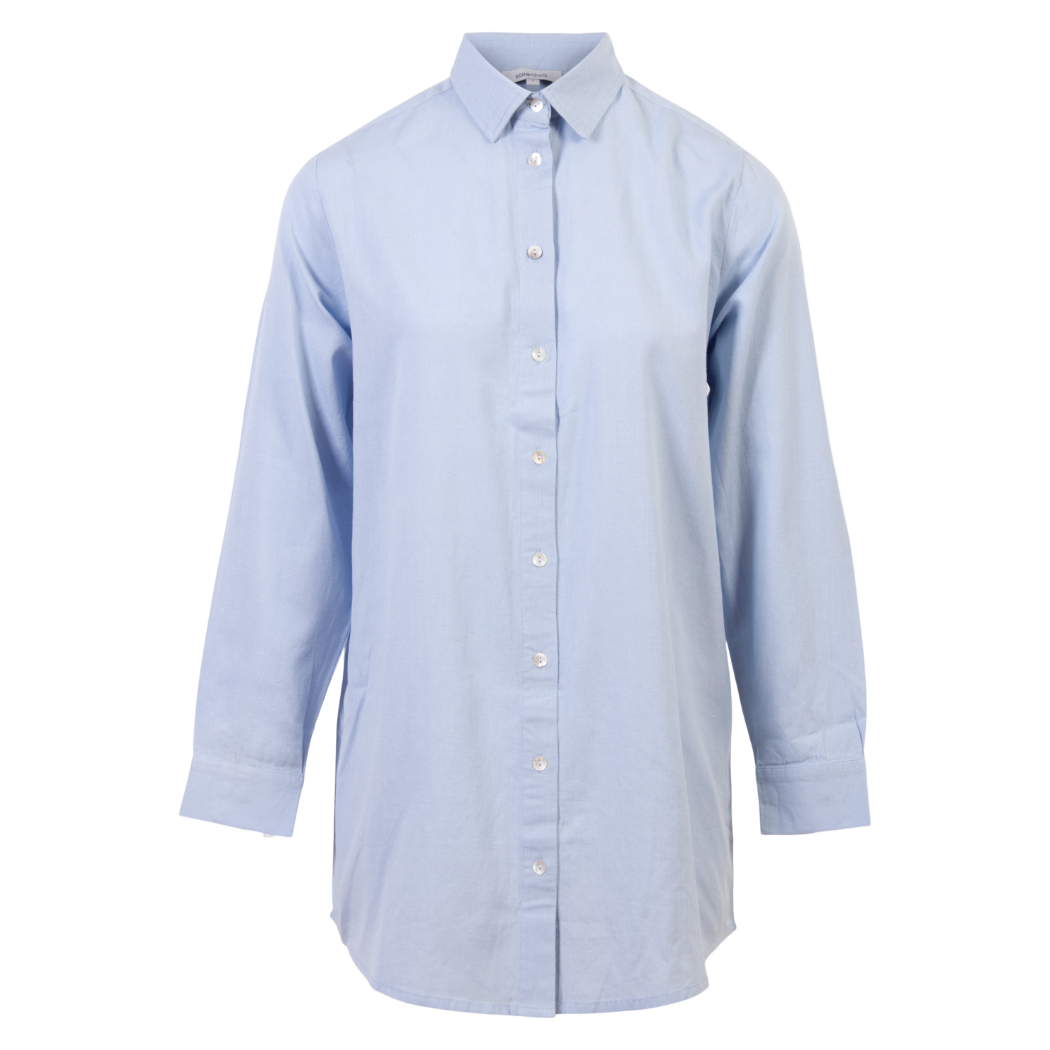 Steenholt Linett Dame Skjorte   Hørmix Sky Blue 46