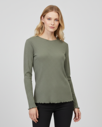 Steenholt Rose Dame Bluse Vetiver
