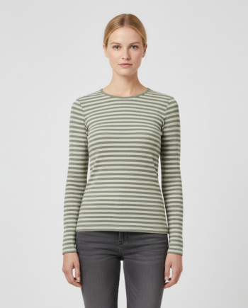 Steenholt Rosita Dame Langærmet  -shirt Vetiver