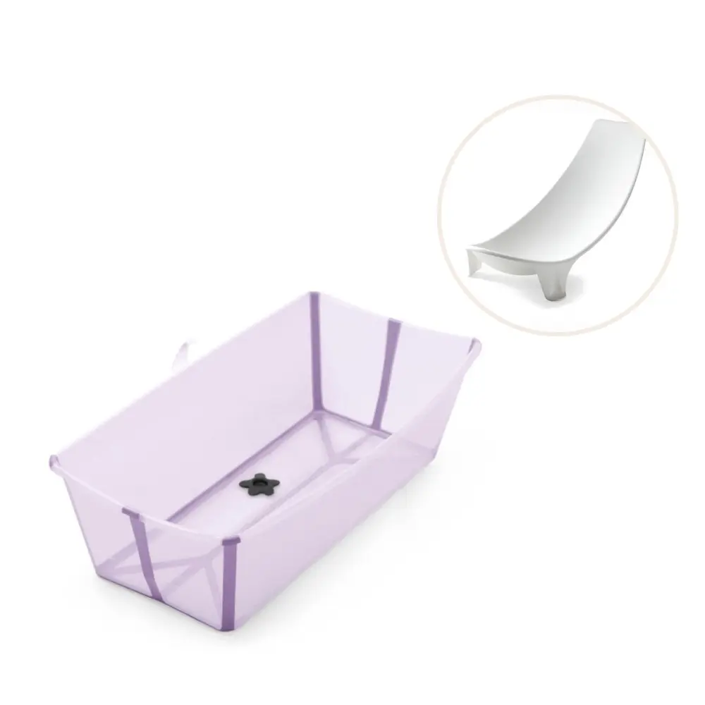Stokke Flexi Bath Inkl Newborn Support Lavender