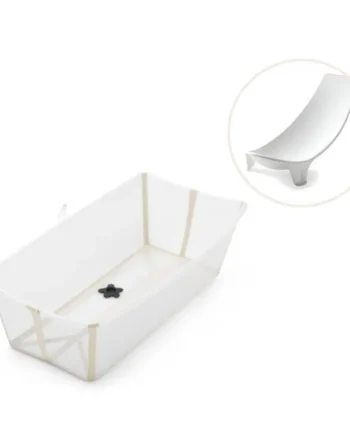 Stokke Flexi Bath   Inkl  Newborn Support Sandy Beige