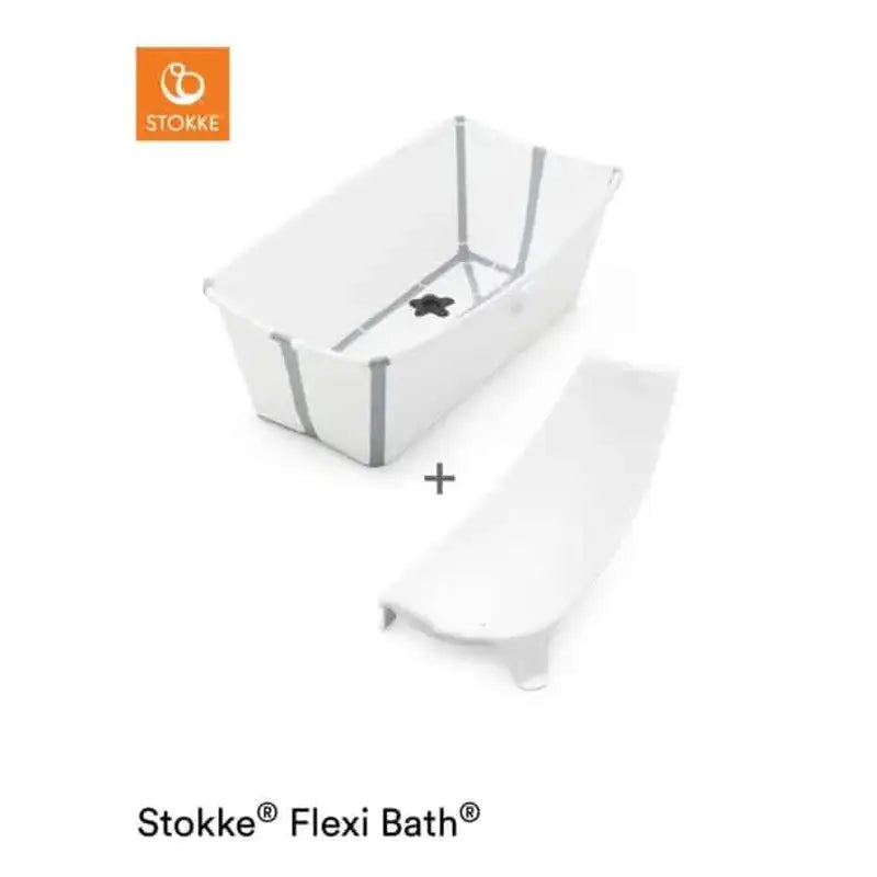 Stokkeâ Flexi Bathâ Sampak Hvid Grå