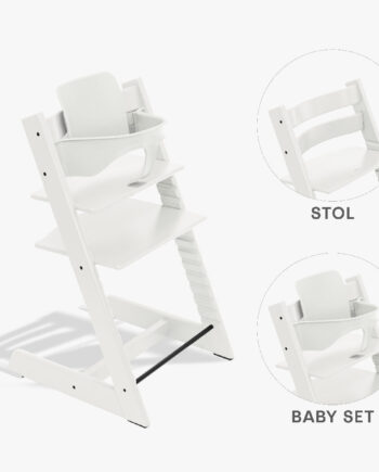 Stokke Tripp Trapp Bundle Højstol Og Babyset Hvid
