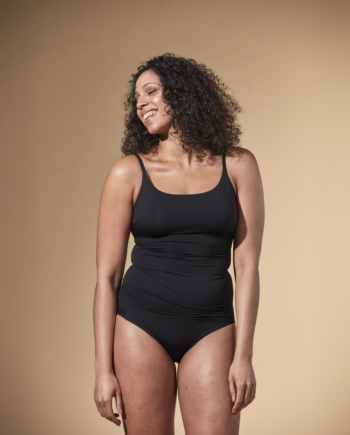 Support Hero Singlet Dame Shapewear Black