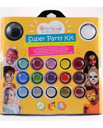 Teatersminke 17 Farver Super Party Kit