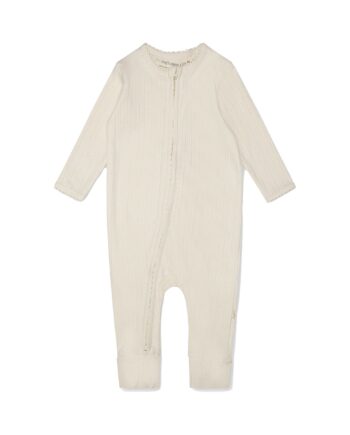 That Apos   Mine Allie Onesie Antique White 50cm 0m