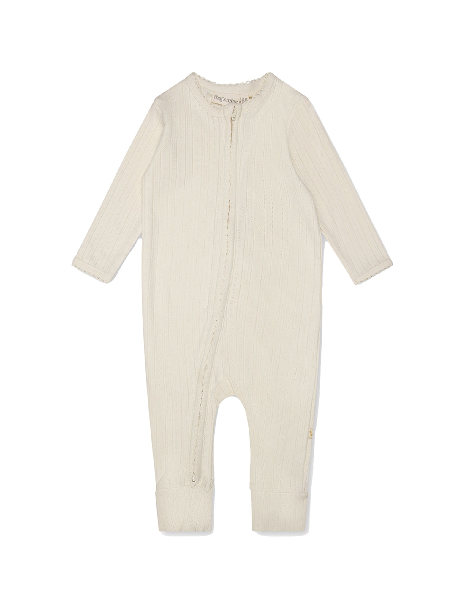That Apos Mine Allie Onesie Antique White 50cm 0m