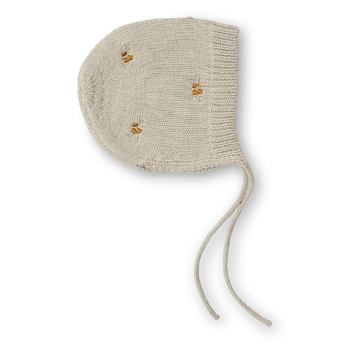 That Apos Mine Titete Strikket Hjelm Havtorn Pistachio Shell Melange 12-18m