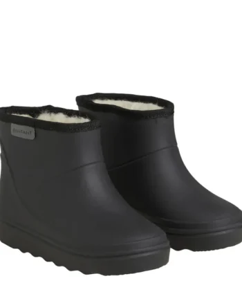 Thermo Støvler Kort Solid Black 26