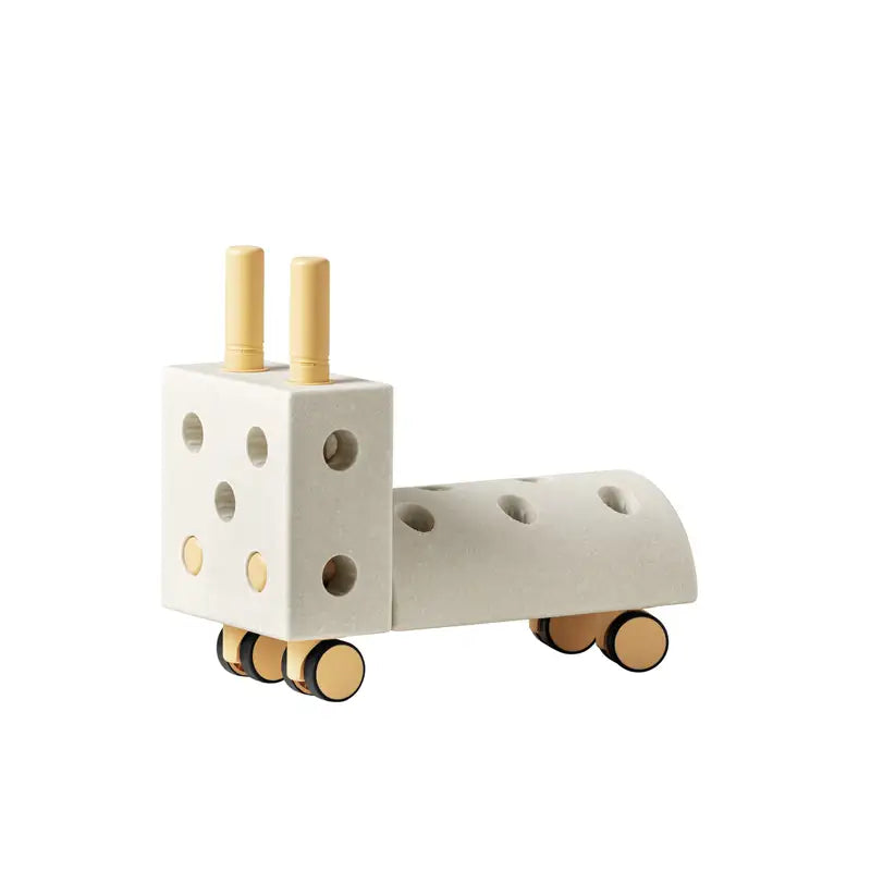 Tiny Ride Sand Grey   Honey Yellow