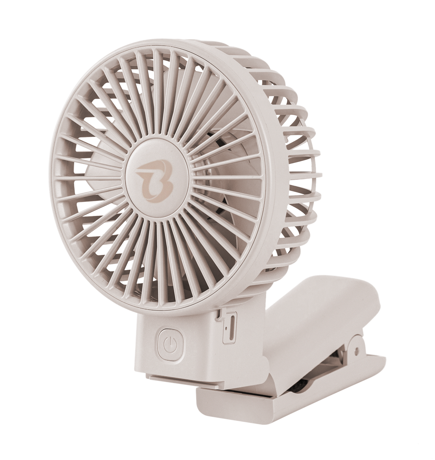 Titaniumbaby Ventilator Klap- Barnevogn Genopladelig Beige