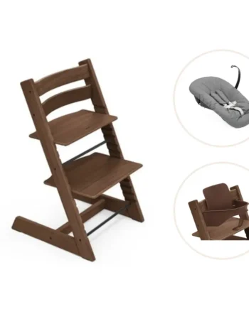 Tripp Trapp Højstol Eg Inkl  Newborn Sæt Og Babysæt Warm Brown