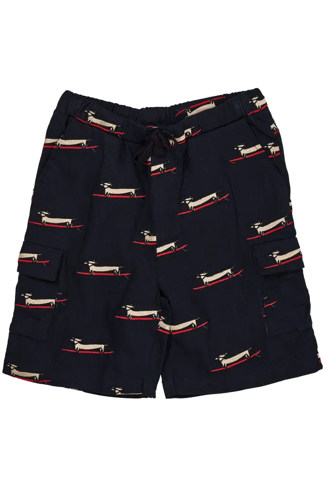 Twill Shorts    Lomme Navystripe 98