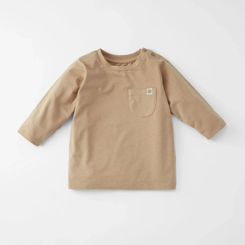 Uv Longsleeve Peanut Brown  12-18m