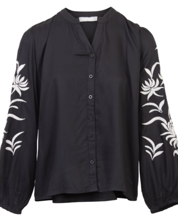 Vanting Dame Bluse Black