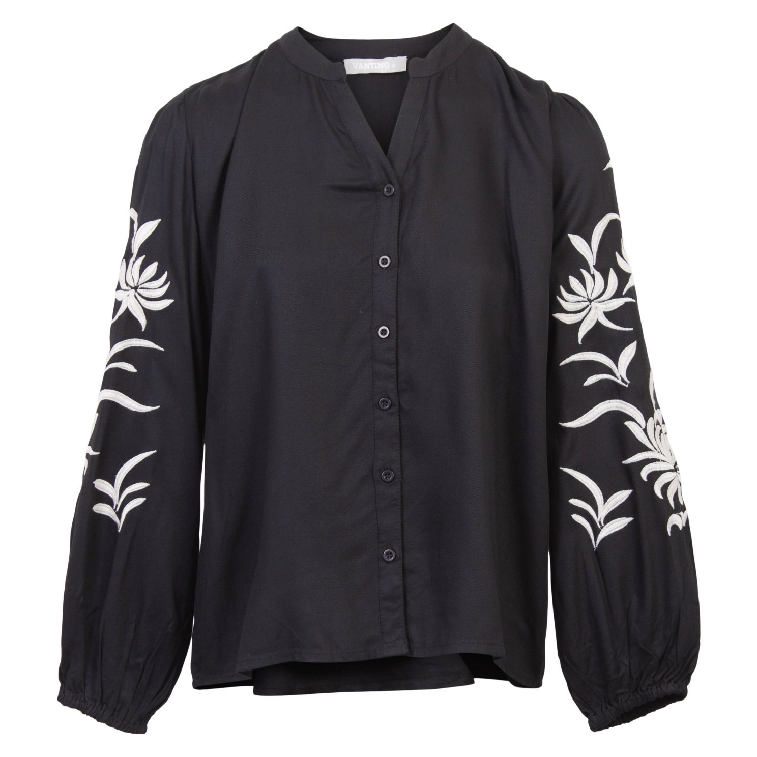 Vanting Dame Bluse Black